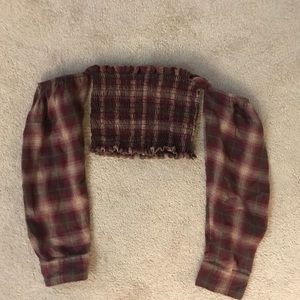 LF FURST OF A KIND OFF THE SHOULDER SHIRT